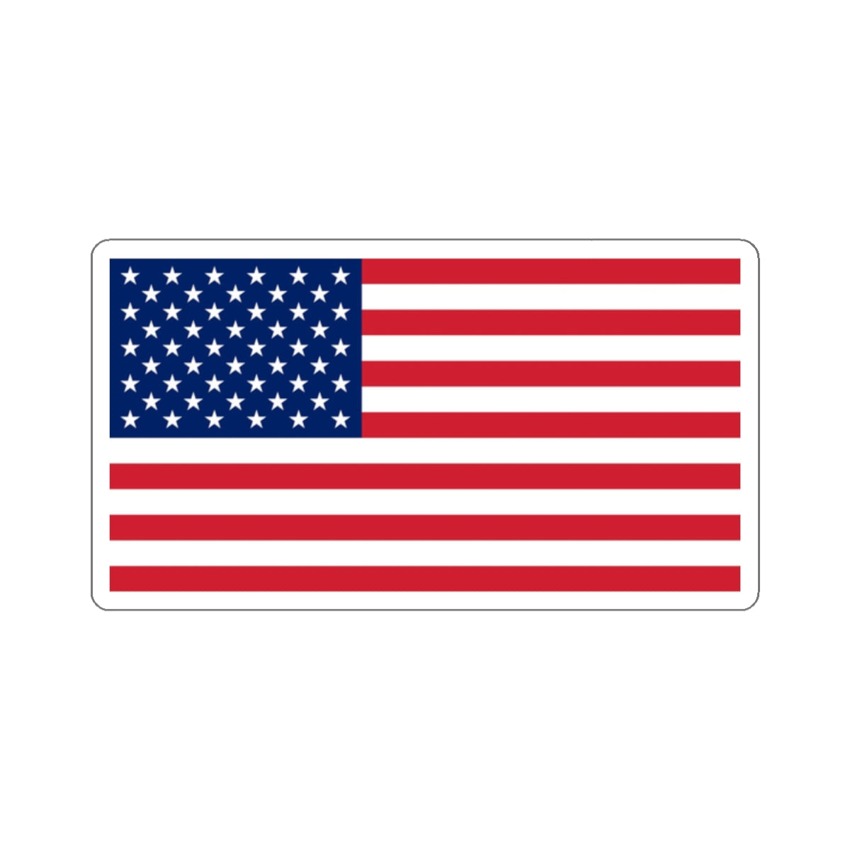 American Flag Kiss-Cut Stickers