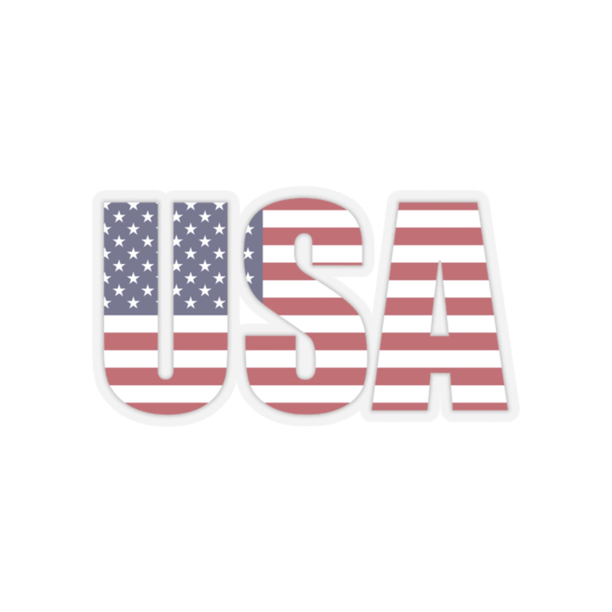 USA Kiss-Cut Stickers