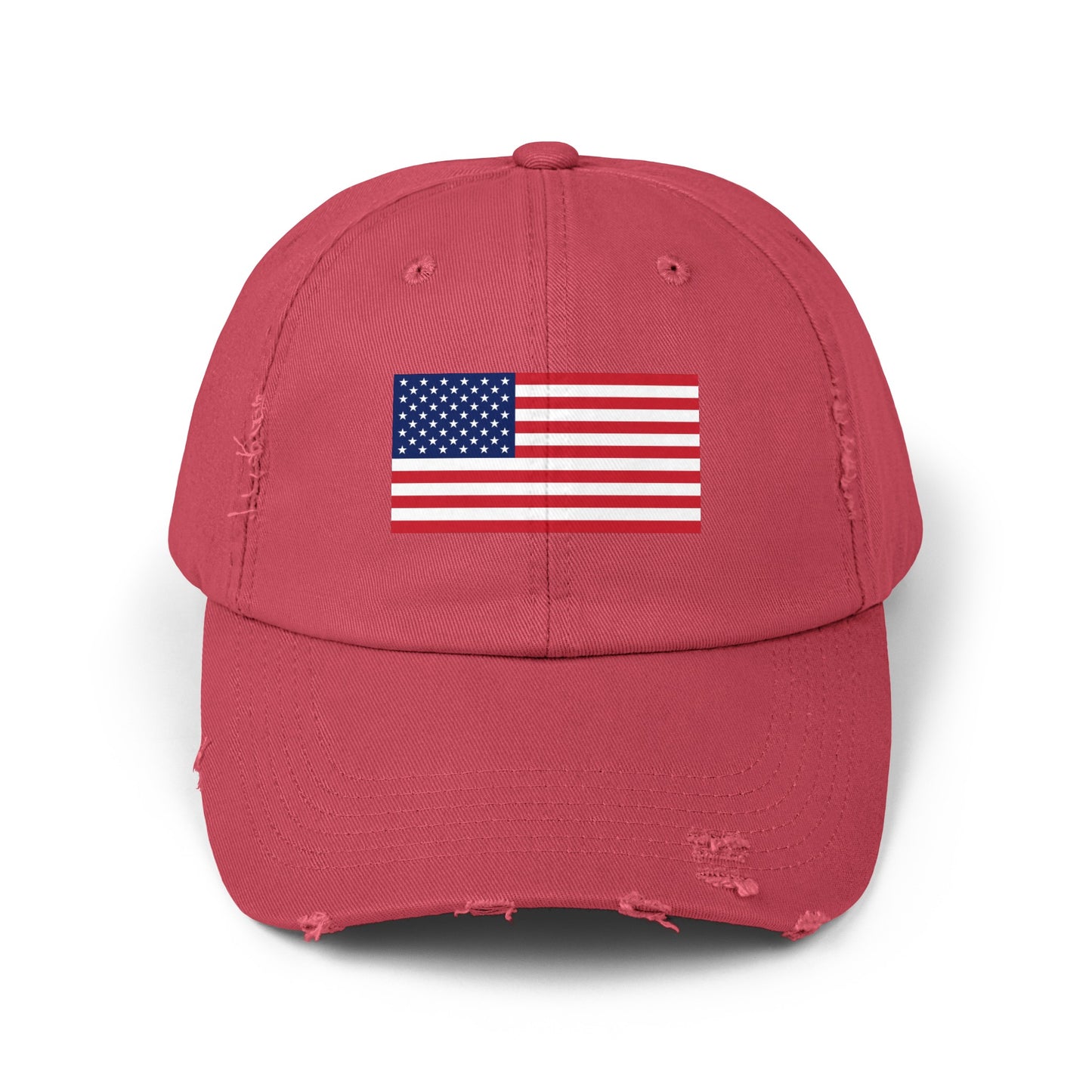 American Flag Distressed Cap