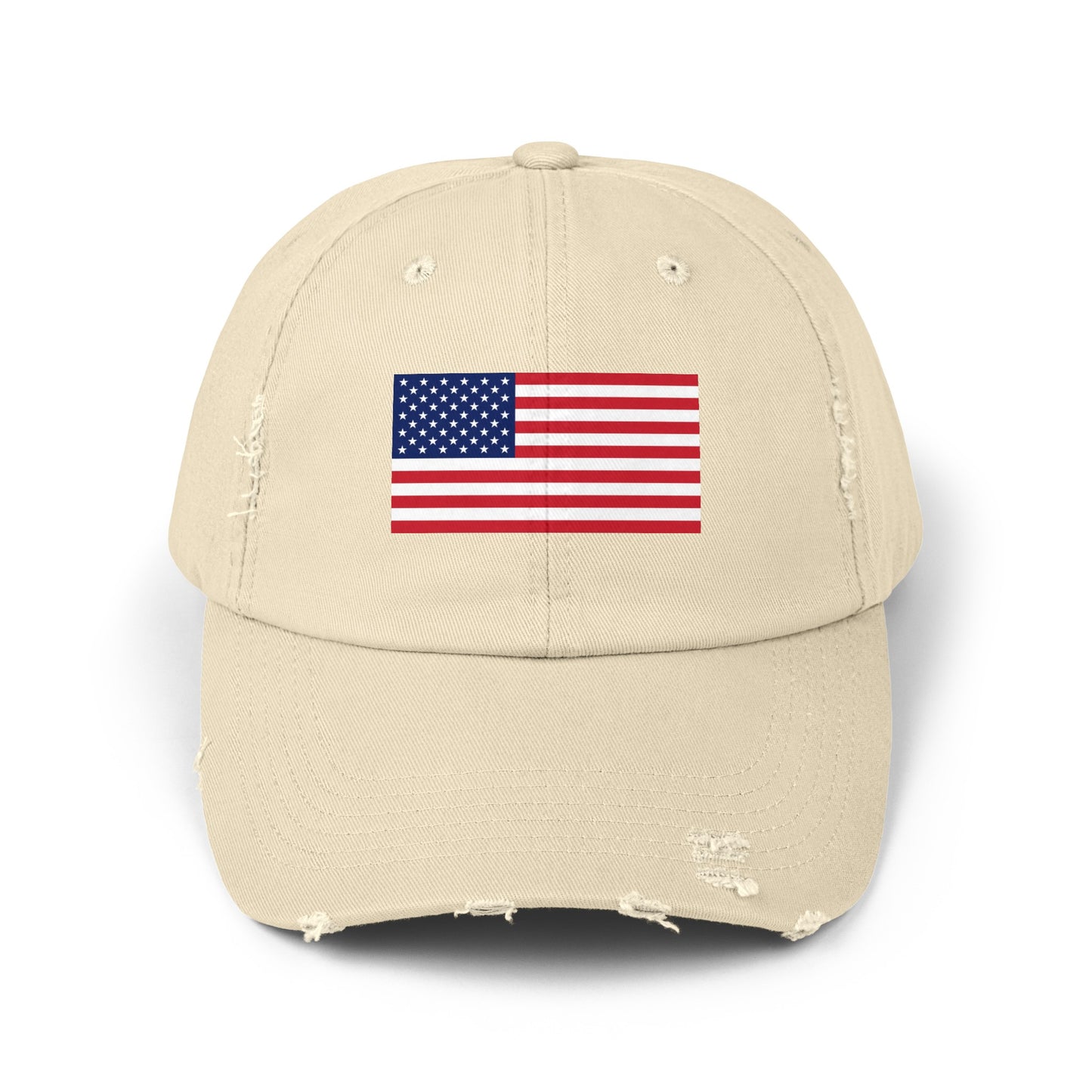 American Flag Distressed Cap