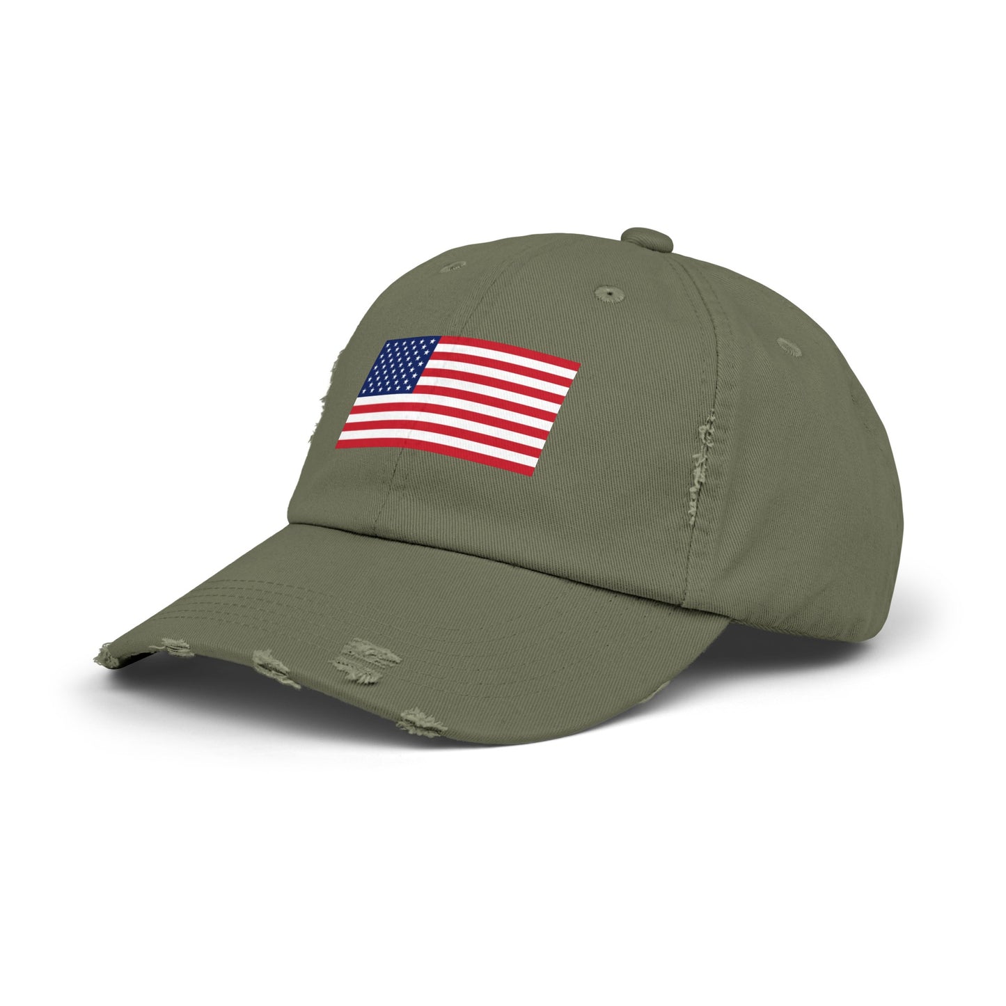 American Flag Distressed Cap