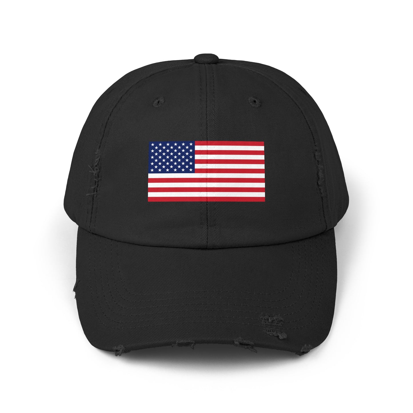 American Flag Distressed Cap