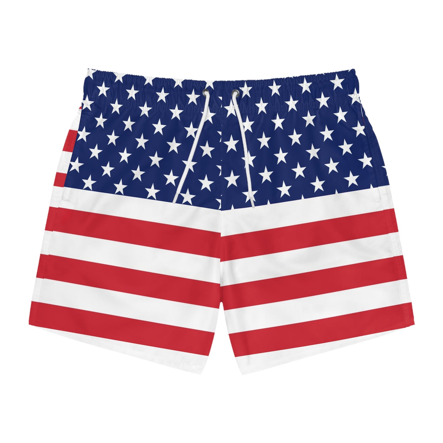 American Flag Swim Trunks