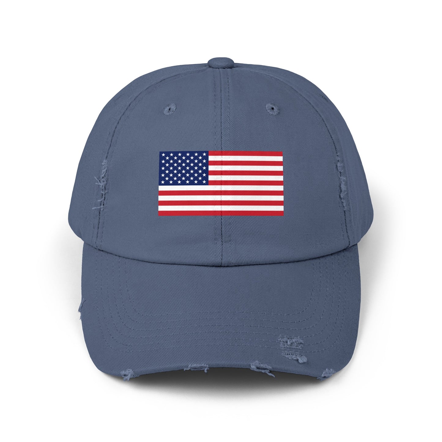 American Flag Distressed Cap