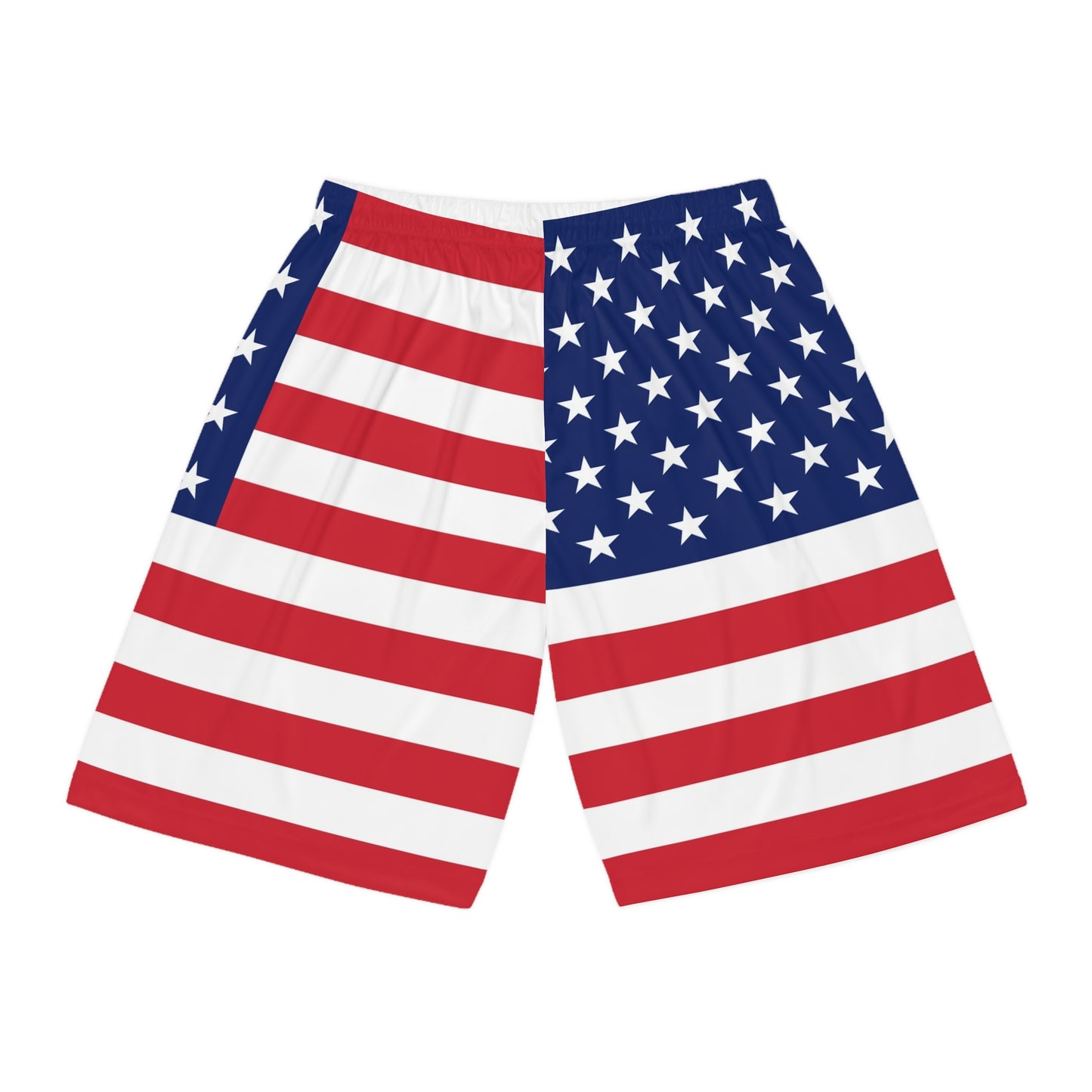 American Flag Basketball Shorts