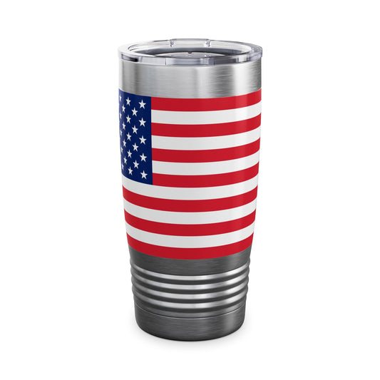 American Flag Ringneck Tumbler, 20oz