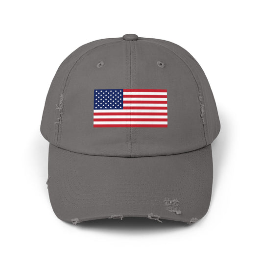 American Flag Distressed Cap